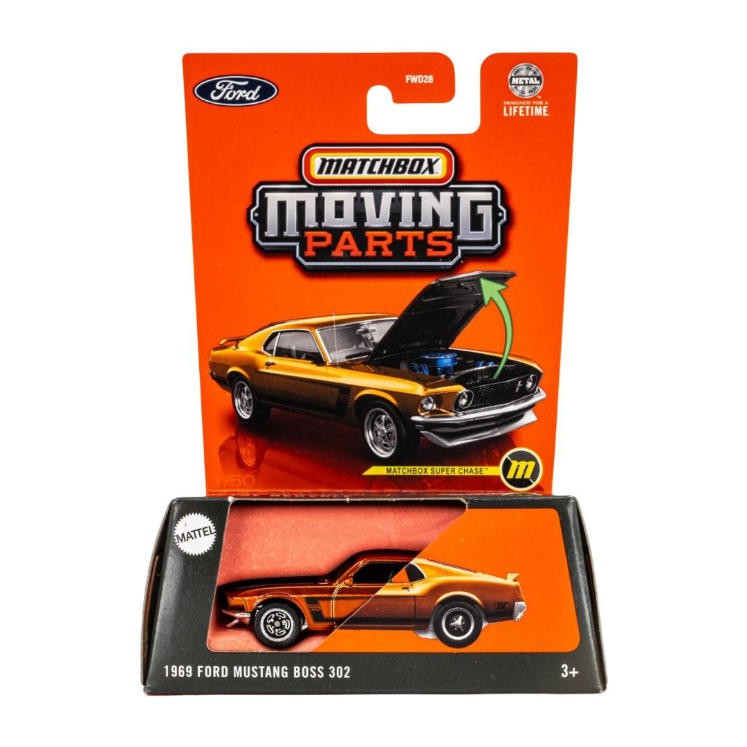 1969 Ford Mustang Boss 302 (Moving Parts)